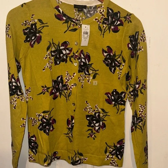 Ann taylor women's cardigan floral design small NWT - Picture 3 of 4